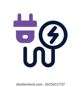 renewable energy dual tone icon. Sleek and modern vector icon for websites, mobile apps, marketing materials, and corporate design. Fully scalable and ready to use.