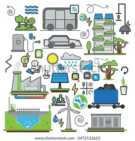 Renewable Energy, Eco Energy element and component collections