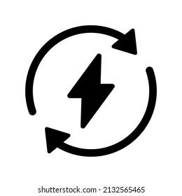 Renewable Energy flat style icon