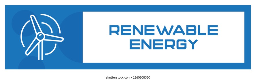 Renewable Energy Icon Concept