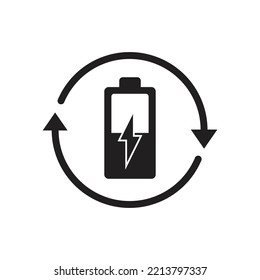 Renewable energy icon design. isolated on white background. vector illustration