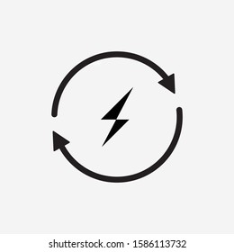 Renewable energy  icon design vector illustration