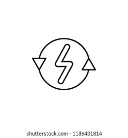 Renewable energy  icon. Element of future technology icon for mobile concept and web apps. Thin line Renewable energy  icon can be used for web and mobile