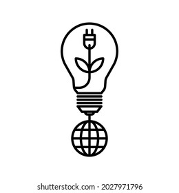 renewable energy icon. environmentally friendly sign. vector illustration