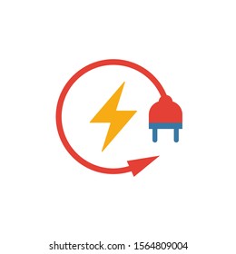 Renewable Energy icon. Simple flat element from power and energy collection. Creative renewable energy icon for templates, software and apps.
