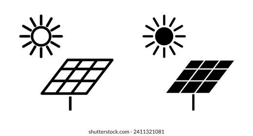 Renewable Energy Icon Vector Design Template