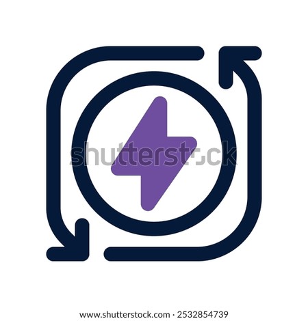 renewable energy icon. vector dual tone icon for your website, mobile, presentation, and logo design.