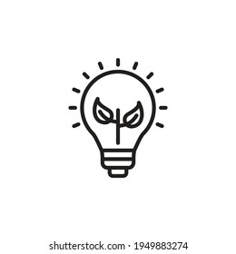 Renewable Energy icon in vector. Logotype