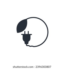 Symbol für erneuerbare Energien. vector.Editable stroke.linear style sign for use web design,logo.Symbol illustration.
