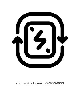 renewable energy line icon. vector icon for your website, mobile, presentation, and logo design.
