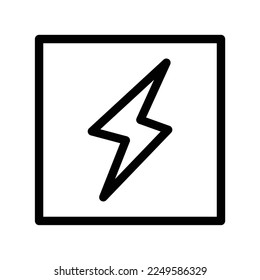 Renewable energy logo line icon