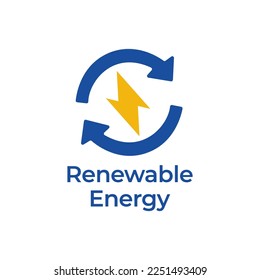 Renewable Energy Logo. Nature Power Logo Template. You can change text and colors very easy using the named and organized layers that includes the file.