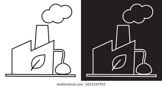Renewable energy and  power system icon vector illustration; EPS 10 AI
