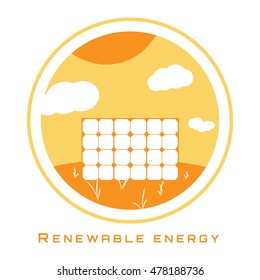 Renewable energy. Solar energy