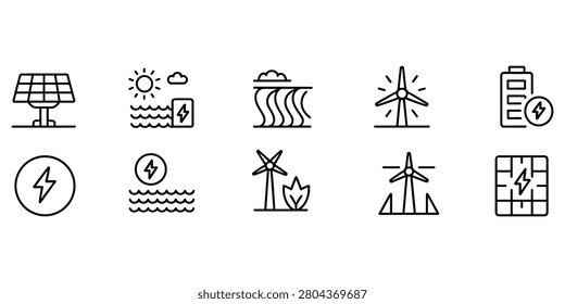 Renewable energy solar panel wind turbine battery sustainable energy