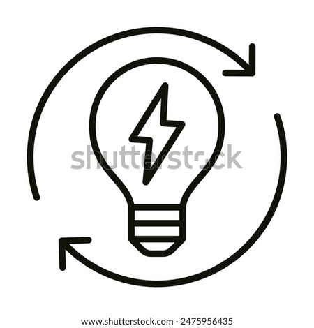 Renewable Energy Solutions icon vector illustration