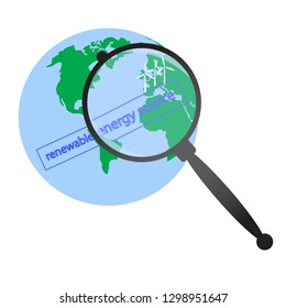 renewable energy source vector illustration 
