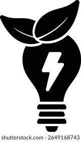 renewable energy tech bulb technology leaf green idea future 11384