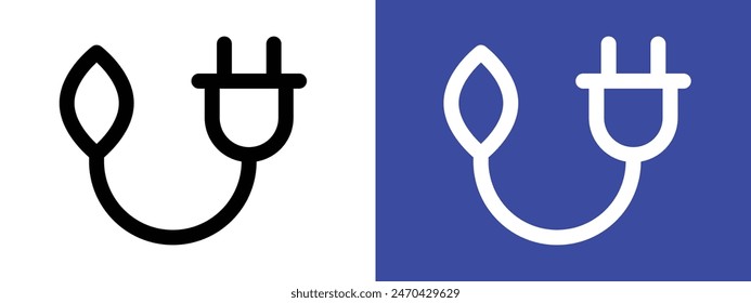 Renewable Energy Vector Symbol for Sustainable Power Solutions and Eco-friendly Technologies