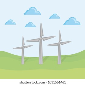 renewable energy from wind turbines