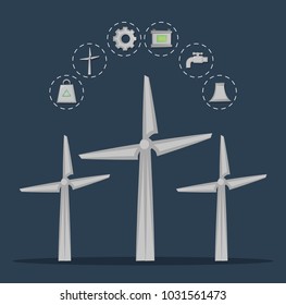 renewable energy from wind turbines