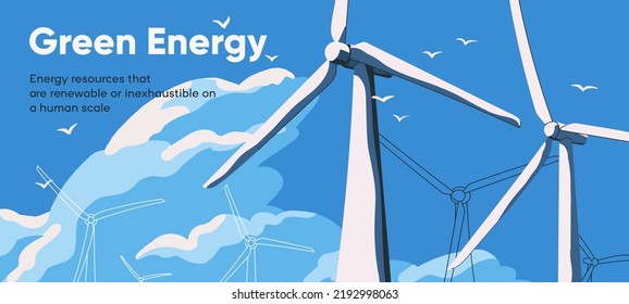 Moinho De Vento, Ilustração Vetorial De Energia Eólica Royalty Free SVG,  Cliparts, Vetores, e Ilustrações Stock. Image 124771357