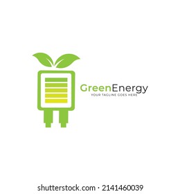 Renewable Green Energy Logo Template Design Stock Vector (Royalty Free ...