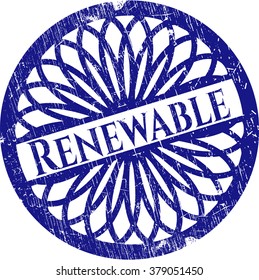 Reneable-Grunge-Stempel