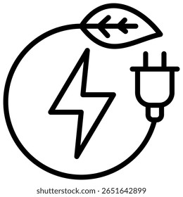 Renewable Icon Element For Design