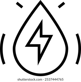 renewable icon. Thin linear style design isolated on white background