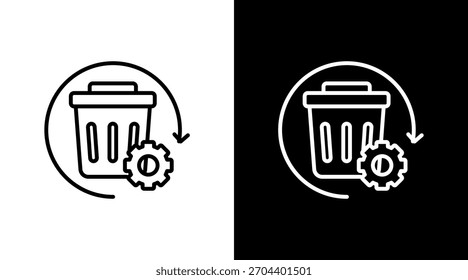 Renewable Resources White Icon Set Design
