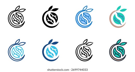 Renewal icon set multiple style collection 
