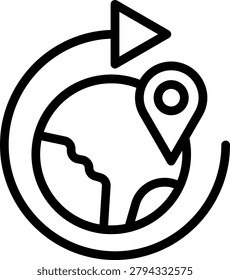 Renewal Realm Vector Design Icon Style