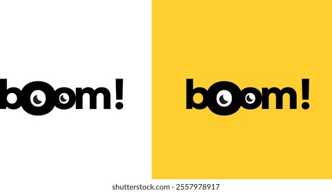 renkli boom logo. Translate: colorful boom logo