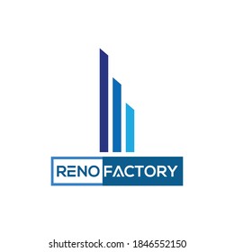 Reno Factory logo design template