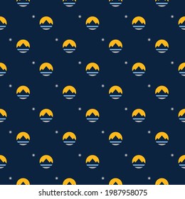 reno flag, seamless pattern. vector illustration
