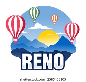 reno nevada with beautiful natural views