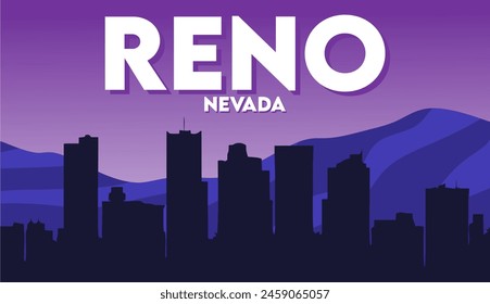 Reno Nevada mit schöner Aussicht