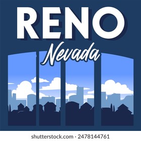 Reno Nevada with beautiful views