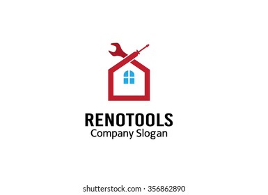 Reno Tools Logo Vector Symbol Design Illustration