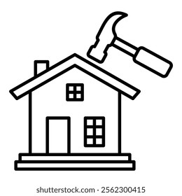 Renovation Icon Element For Design