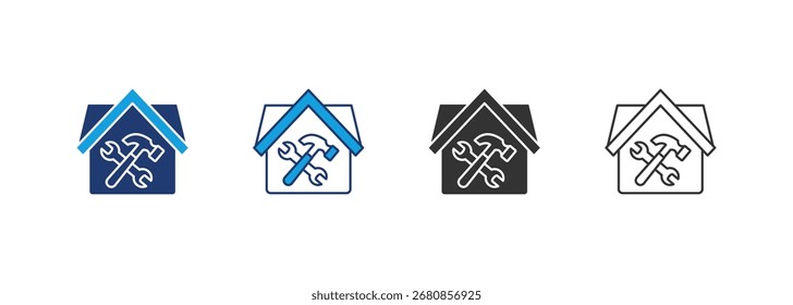 Renovation Icon Set Multiple Style Collection