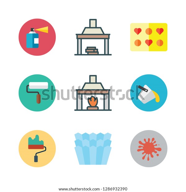 Renovation Icon Set Vector Set About Stock Vector Royalty Free
