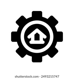renovation icon. vector glyph icon for your website, mobile, presentation, and logo design.