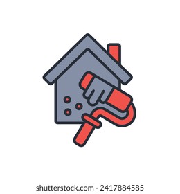 icono de renovación. vector.Curso editable.Signo de estilo lineal para uso de diseño web,logotipo.Ilustración de símbolo.