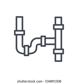 Renovation Line Icon pipe