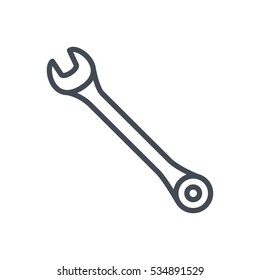Renovation Line Icon spanner