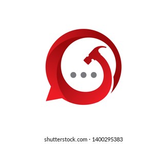 Renovation Talk Logo Template, Icon, Symbol