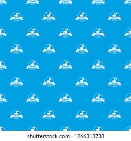 Renovation tool pattern vector seamless blue repeat for any use