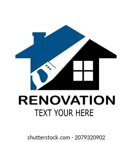 renovation vector logo template illustration.This logo suitable for business